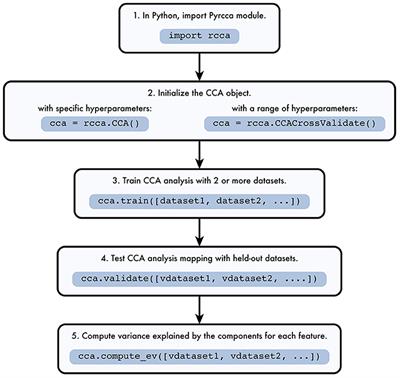 Pyrcca: Regularized Kernel Canonical Correlation Analysis in Python and Its Applications to Neuroimaging